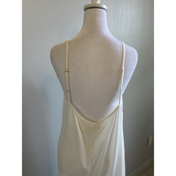 Christy Dawn Casual Slip Dress Maxi Long Recycle ECO Luxury Minimal USA XL - Picture 12 of 13